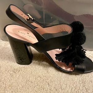 Kate spade black heels